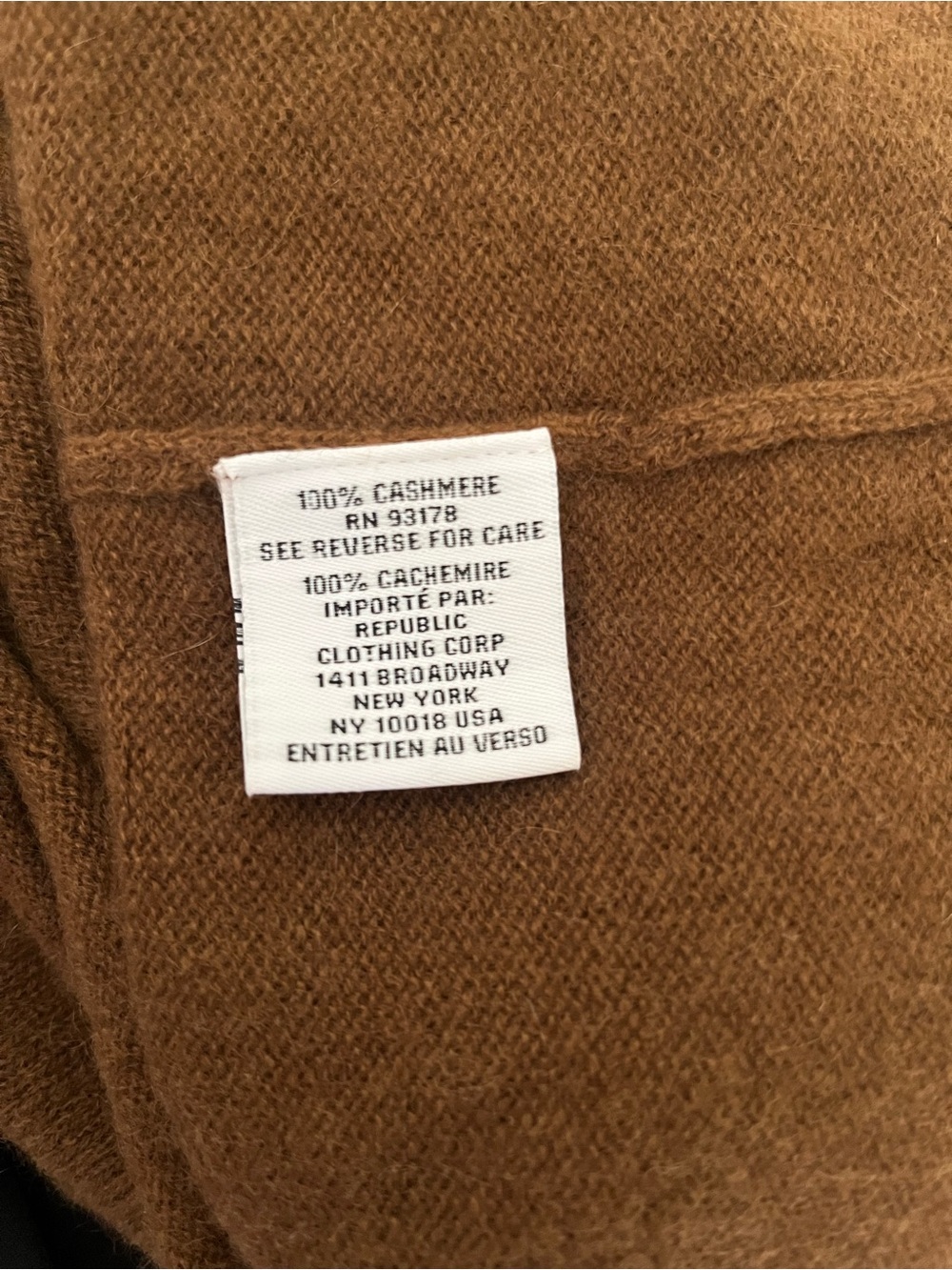 Magaschoni Women's 100% Cashmere Dark Cognac Brown Turtleneck Sweater Medium - Picture 4 of 5